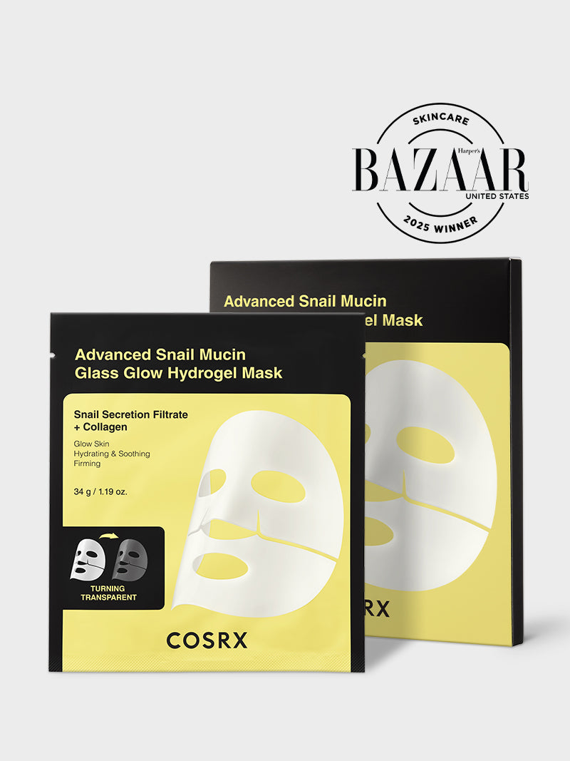 Advanced Snail Mucin Glass Glow Hydrogel Mask - 3ea